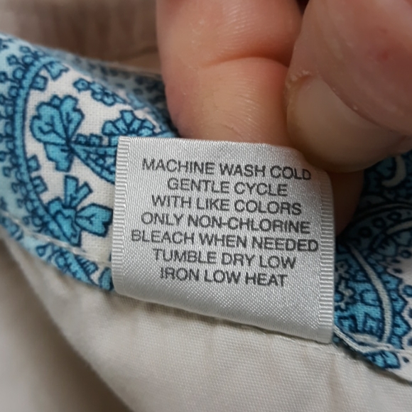 Van Heusen 100% Cotton Khaki Cargo Capri Pants - Picture 5 of 5